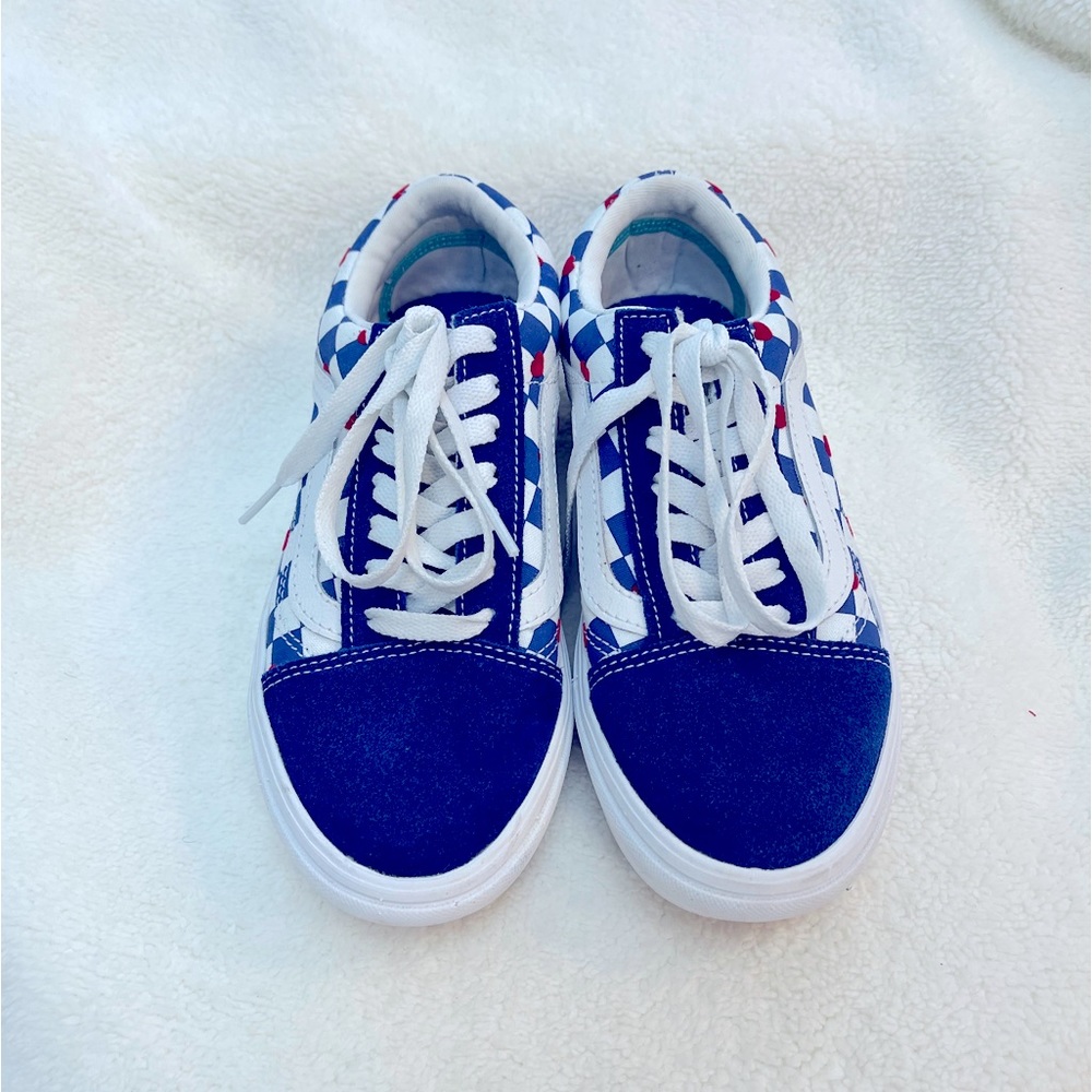 Vans X Autism Awareness Comfycush Old Skool 'Vans Heart/True Blue' VN0A3WMAWI4 - Picture 2 of 9